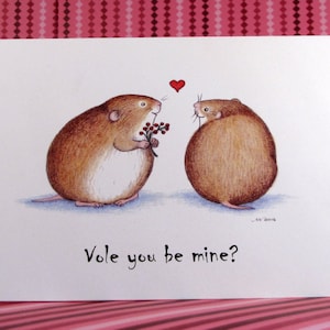 Valentine greeting card--&quot;Volentine&quot;