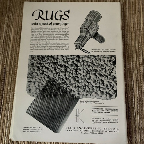 4 Vintage Handweaver & Craftsman Magazine Lot 1954 Weaving Textile Art orders Advertising