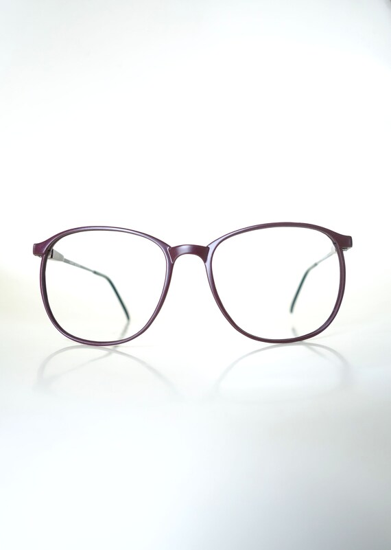 1980s Oversized Womens Eyeglasses - Round Wayfare… - image 2