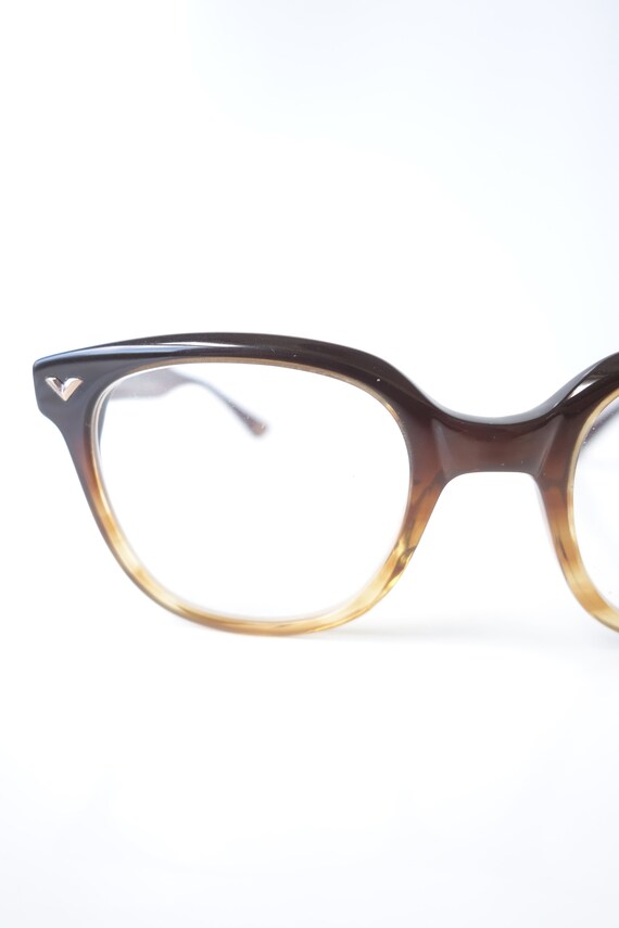 Victory Optical Mens Horn Rim Eyeglasses – Brown … - image 1