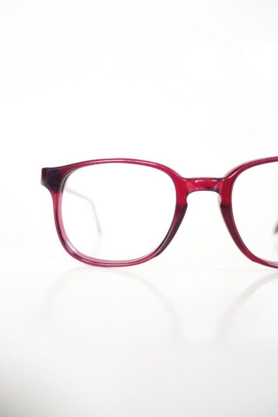 1960s Red Wayfarer Glasses - Bright Red Eyeglasses