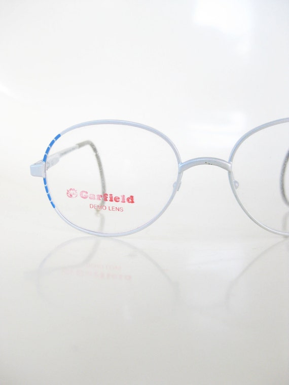 1980s Vintage Childrens Eyeglass Frames - Silver a