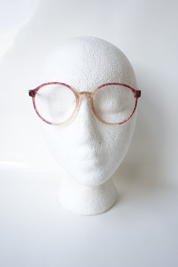 Occhiali da vista rotondi degli anni '60 Occhiali trasparenti rosa  marmorizzati da donna Montature per occhiali da donna retrò NOS Occhiali da  vista rosa finti da donna -  Italia