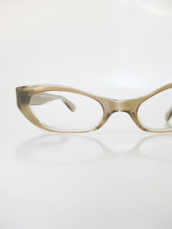 1960s Cat Eye Glasses - Vintage Womens Cat Eye Gl… - image 2