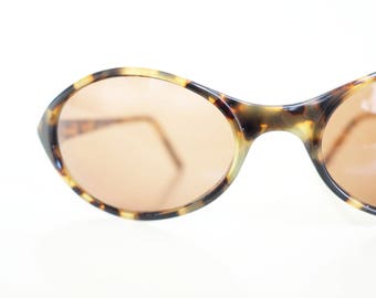 Vintage French Eyeglasses - 1980s French Cat Eye Sunglasses - Amber Tortoiseshell Optical Frames - Authentic Retro 1980s Tortoise Shell