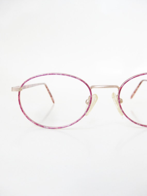 1990s Small Glasses - Wire Rim Matrix Eyeglasses -