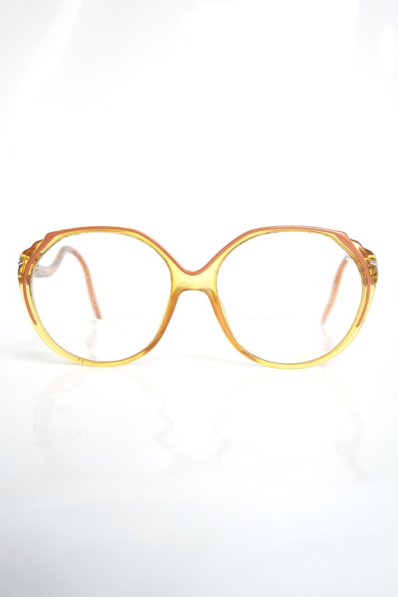 1970s Goldenrod Yellow Womens Glasses – Ladies Re… - image 2