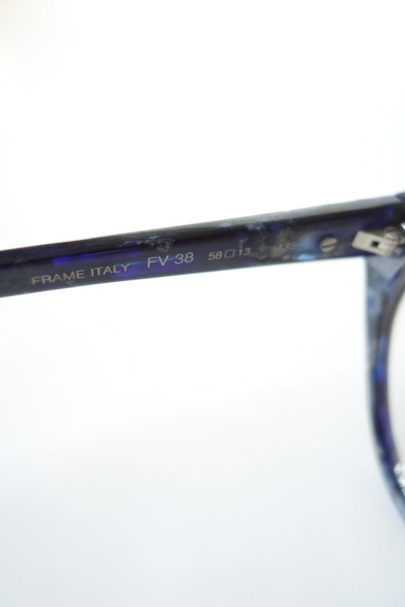 Vintage Fendi Lapis Blue 1980s Eyeglasses – Rhine… - image 7