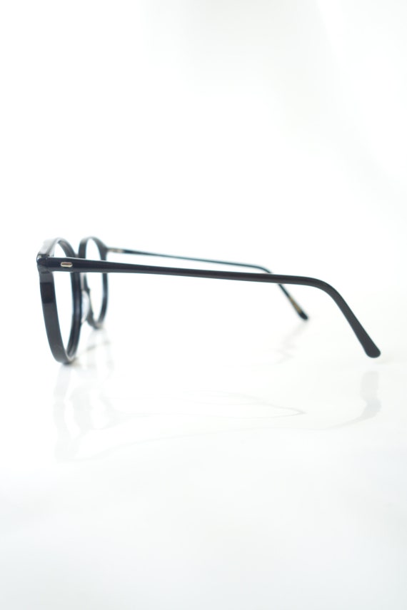 Black Round Vintage Eyeglasses – Womens Round Glo… - image 4