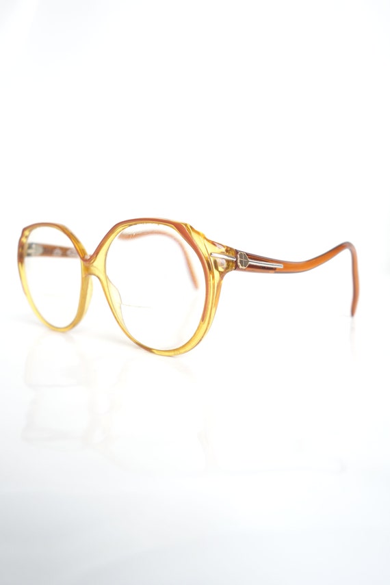 1970s Goldenrod Yellow Womens Glasses – Ladies Re… - image 4