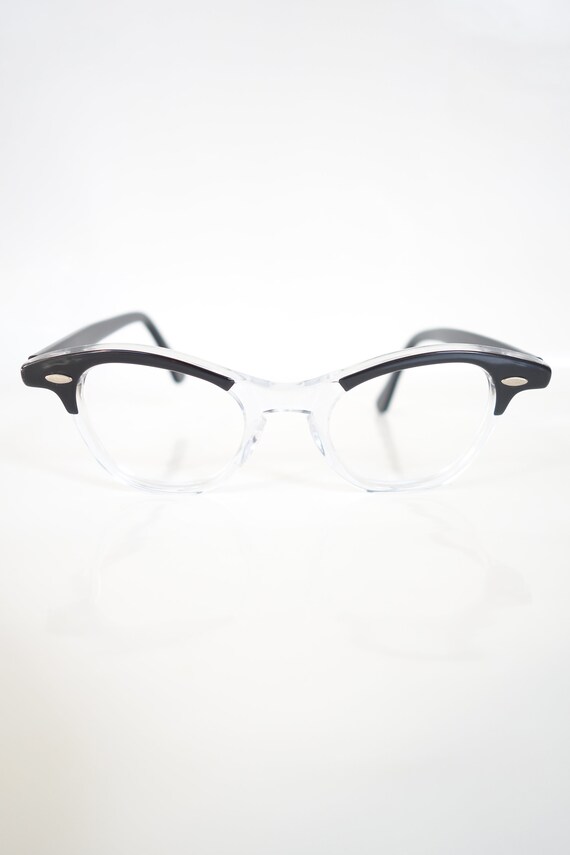 Clear and Black Horn Rim Glasses – Womens Horn Ri… - image 2