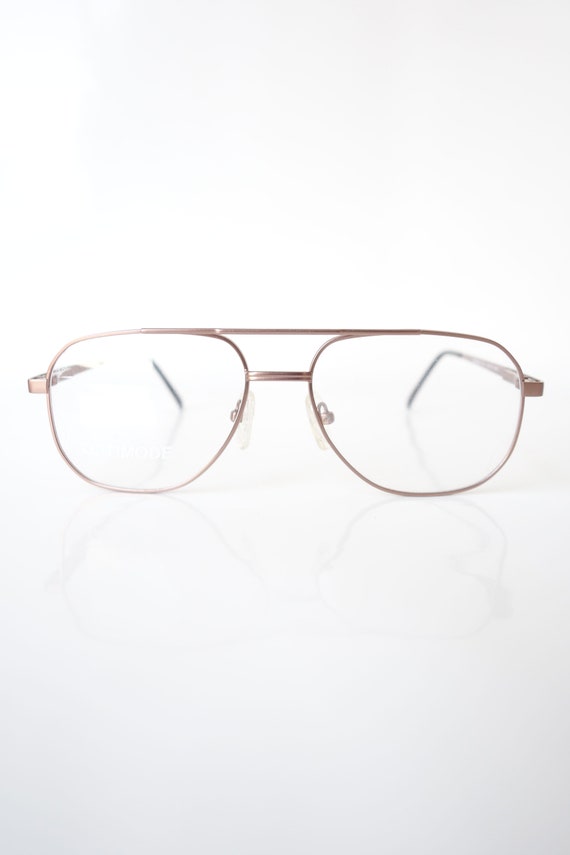 Rose gold mens glasses sales