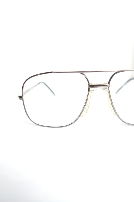 1980s Bronze Metallic Aviator Glasses – Mens Aviat