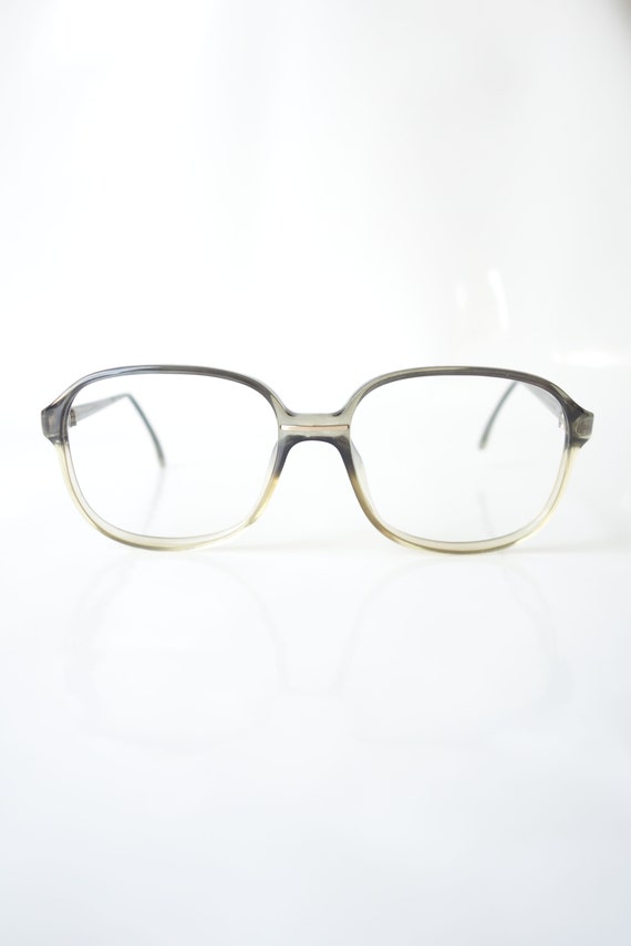 1970s Mens Vienna Line Frames – Oversized Dusty Bl