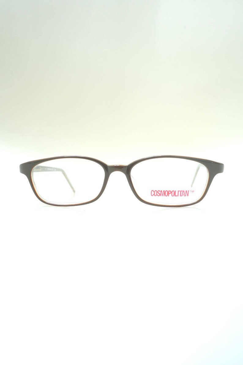 Moss Green and Brown Retro Eyeglasses 1980s Womens Reading Glasses Deadstock Vintage Hornrim Readers NOS Vintage Reading Glasses