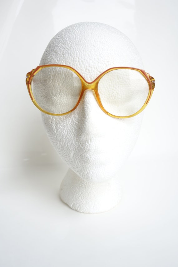 1970s Goldenrod Yellow Womens Glasses – Ladies Re… - image 7