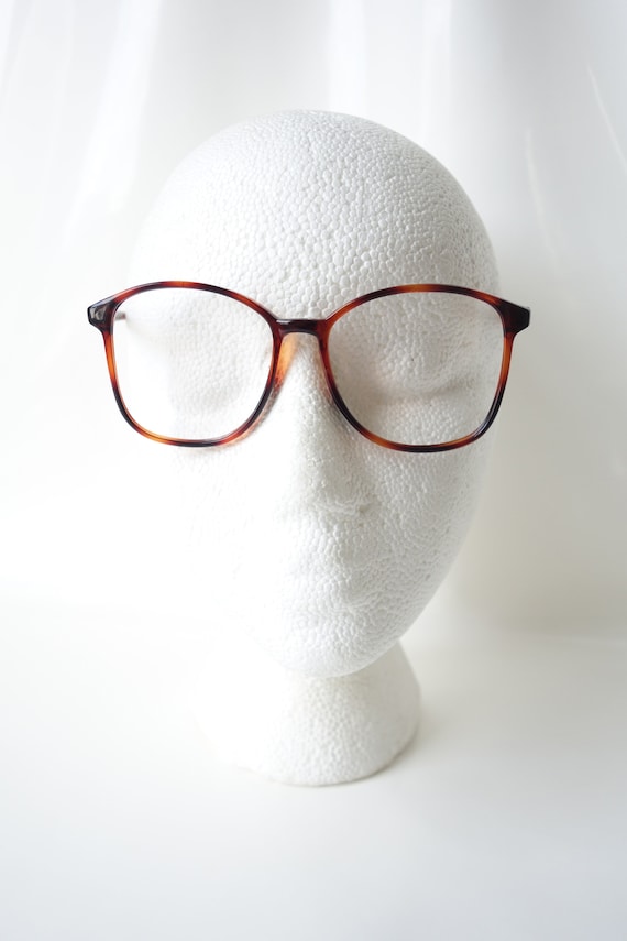 1980s Deadstock Womens Wayfarer Glasses – Dark Am… - image 7