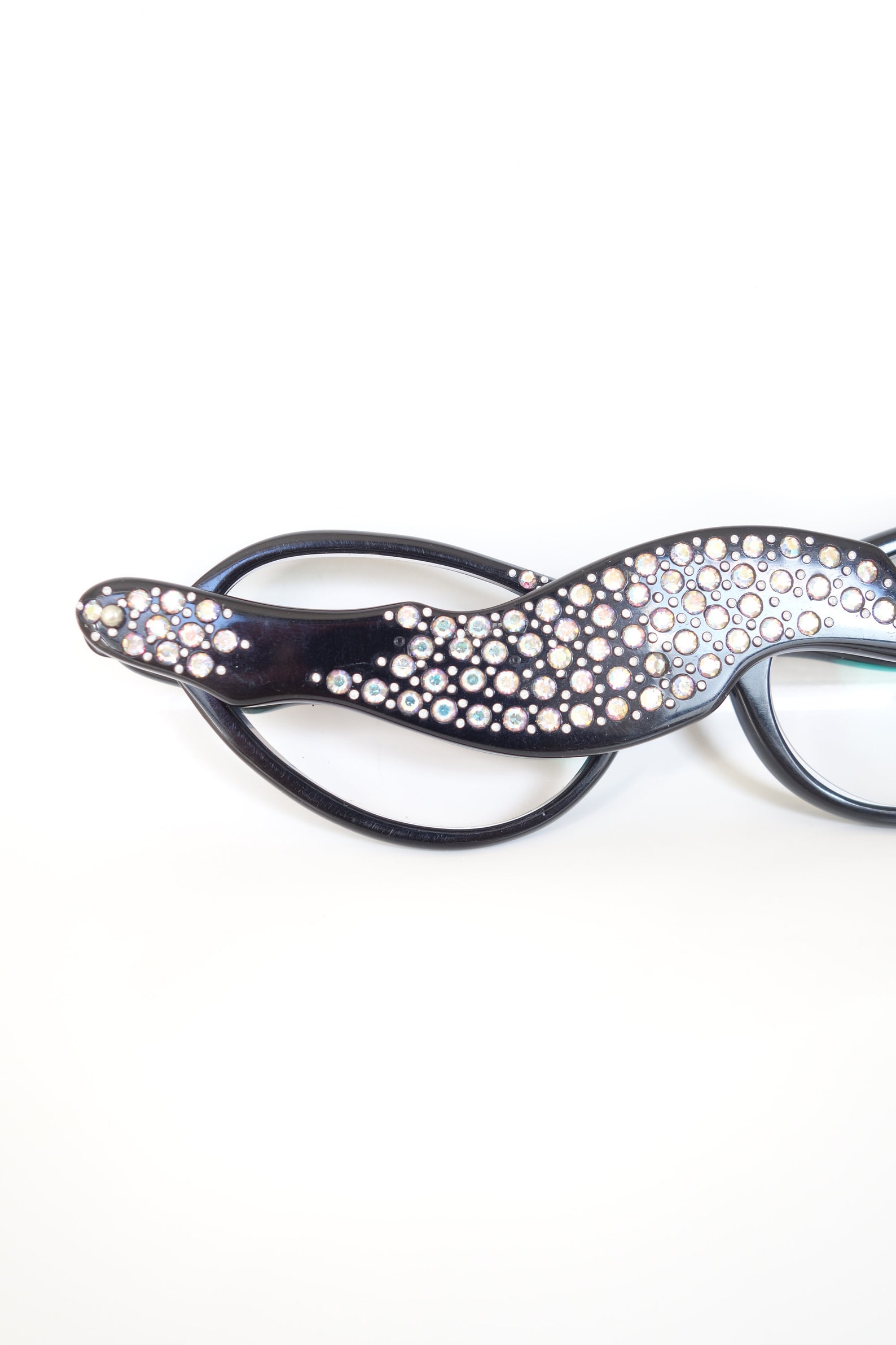 Rhinestone Opera Glasses Folding Crystal Reading Glasses Etsy