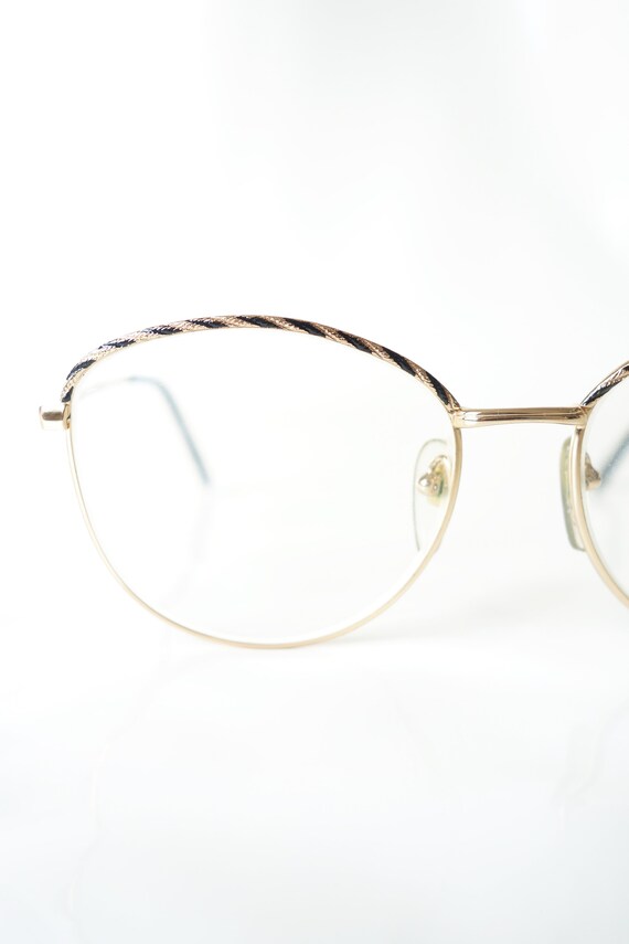 Vintage Pierre Balmain Gold and Black Enamel Women
