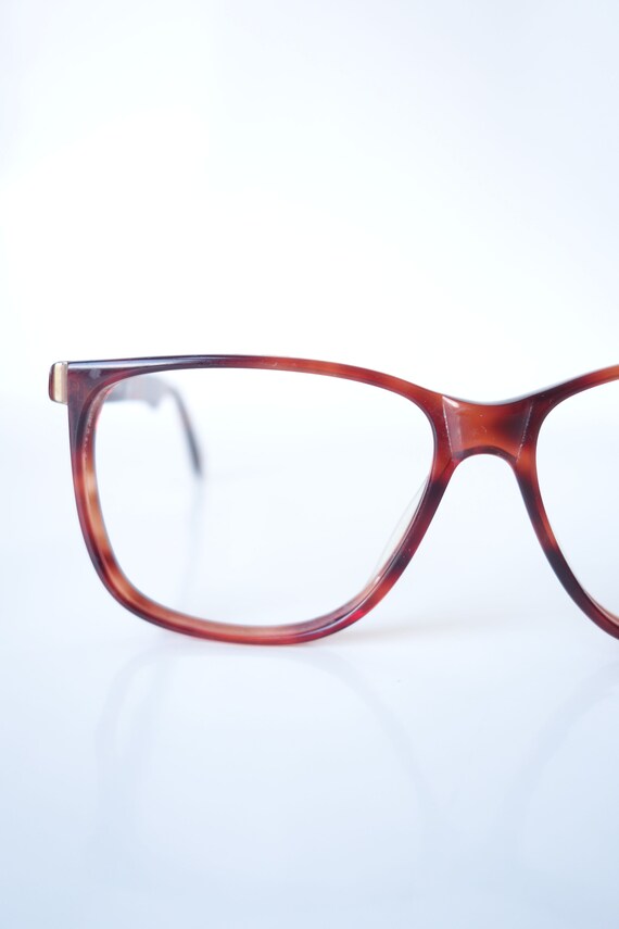 Vintage Amber Tortoiseshell Wayfarer Glasses – Wo… - image 2