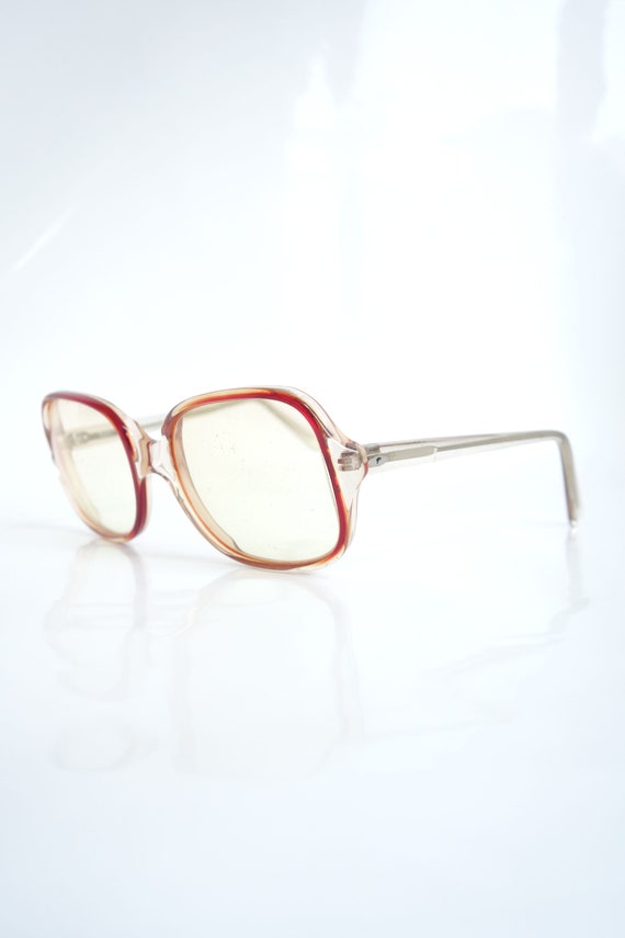 1980s Tura Glasses – Cranberry Red Womens Eyeglas… - image 3