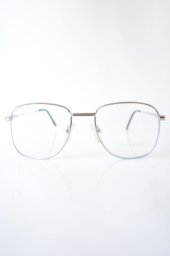 Mens Wire Frame Vintage Eyeglasses – 1980s Oversized … - Gem