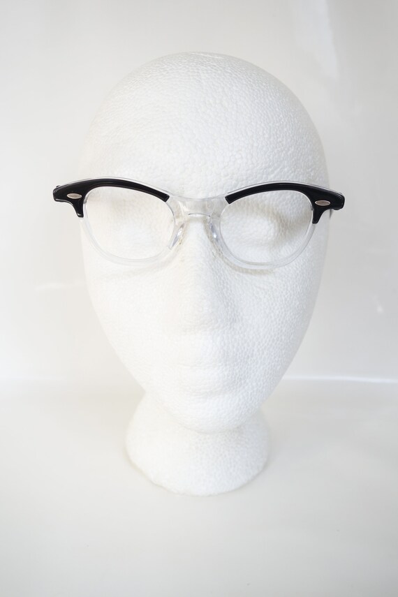 Clear and Black Horn Rim Glasses – Womens Horn Ri… - image 7