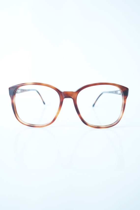 1960s Tortoiseshell Wayfarer Glasses – Womens Amb… - image 1