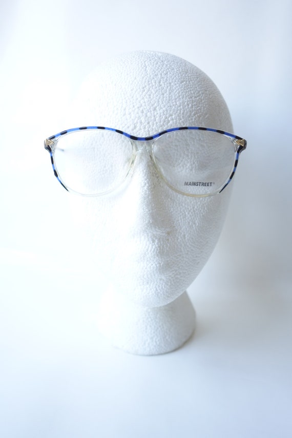 Sapphire Blue Vintage Eyeglasses – Womens 1980s C… - image 6