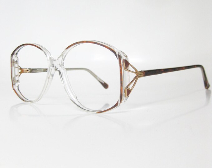 Art Deco Inspired Eyeglasses Glasses Ladies Oversized Optical Frames