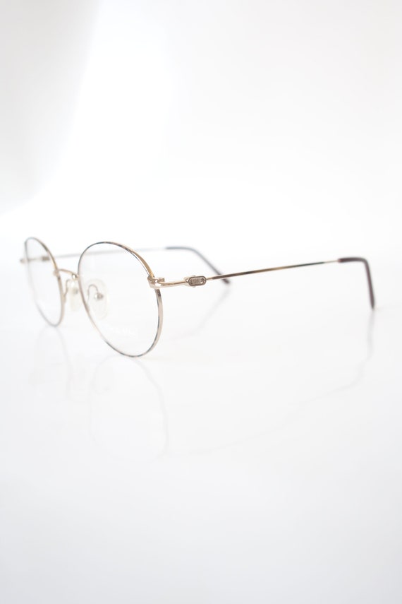 1980s Silver Wire Rim Eyeglasses – Womens Pastel … - image 3