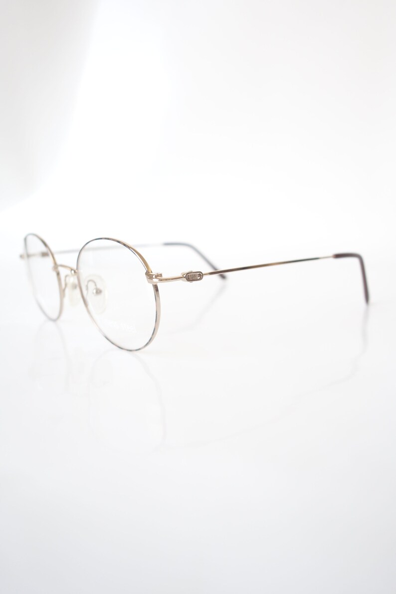 1980s Silver Wire Rim Eyeglasses Womens Pastel Blue and Pink - Etsy