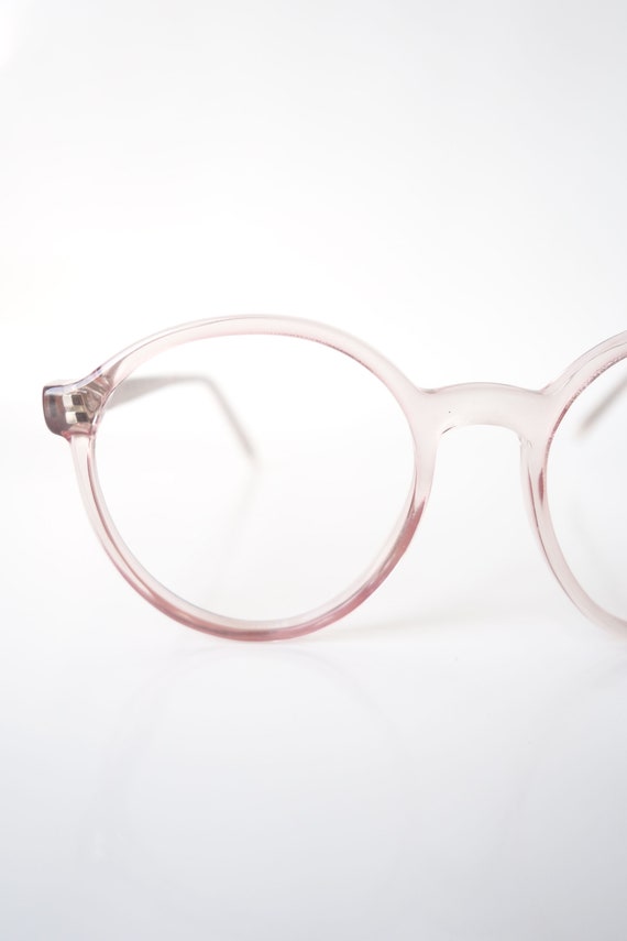 Clear Lavender 1960s Round Eyeglasses – Womens Rou