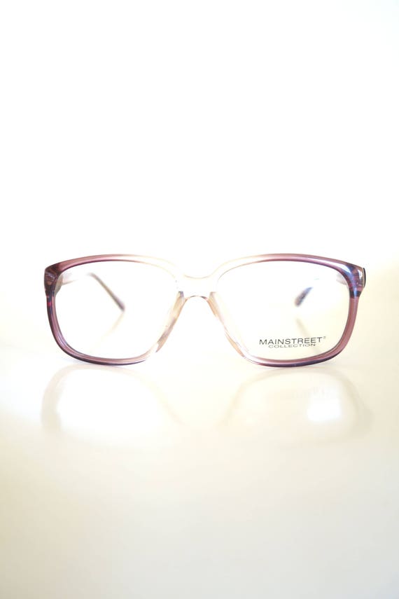 Mens Horn Rim Glasses - 1980s does 1950s Eyeglasse