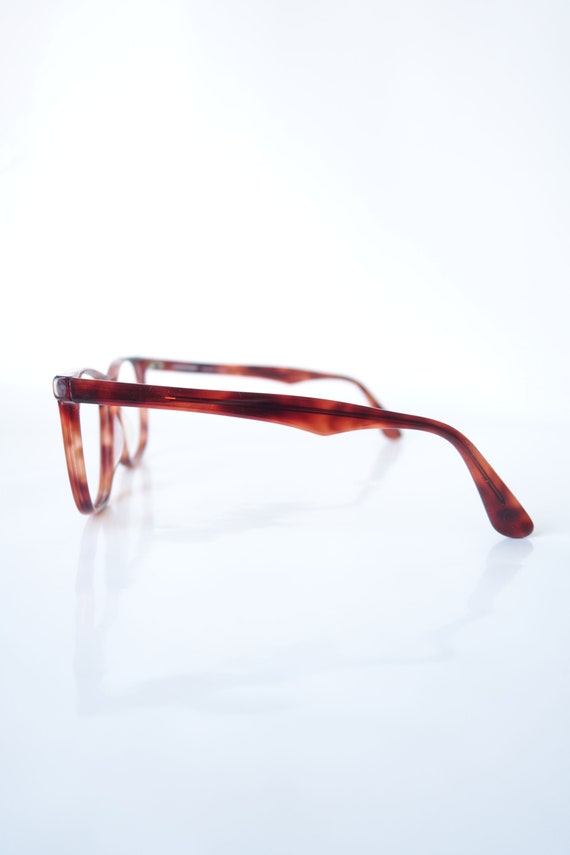 Vintage Amber Tortoiseshell Wayfarer Glasses – Wo… - image 4