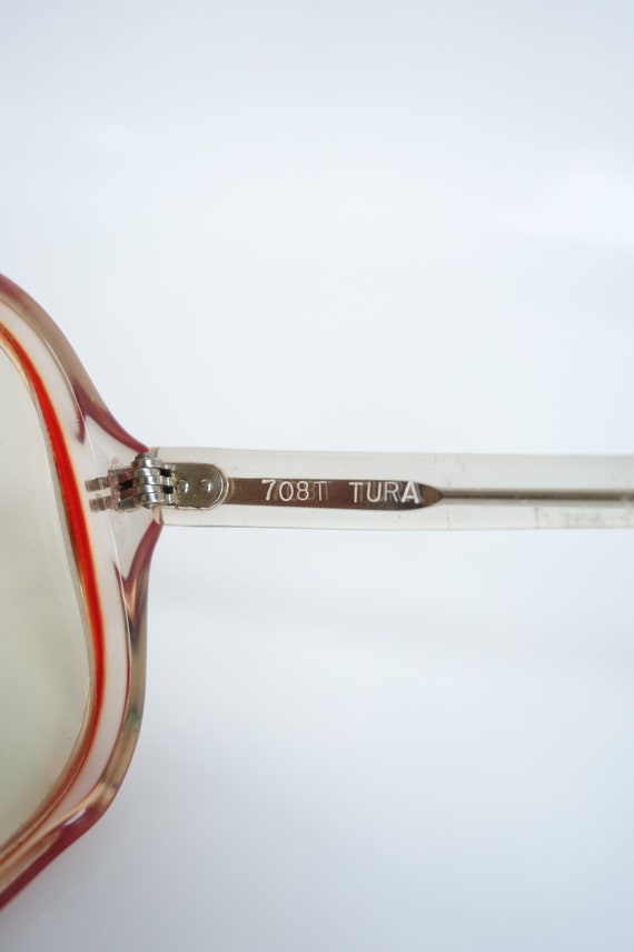 1980s Tura Glasses – Cranberry Red Womens Eyeglas… - image 4