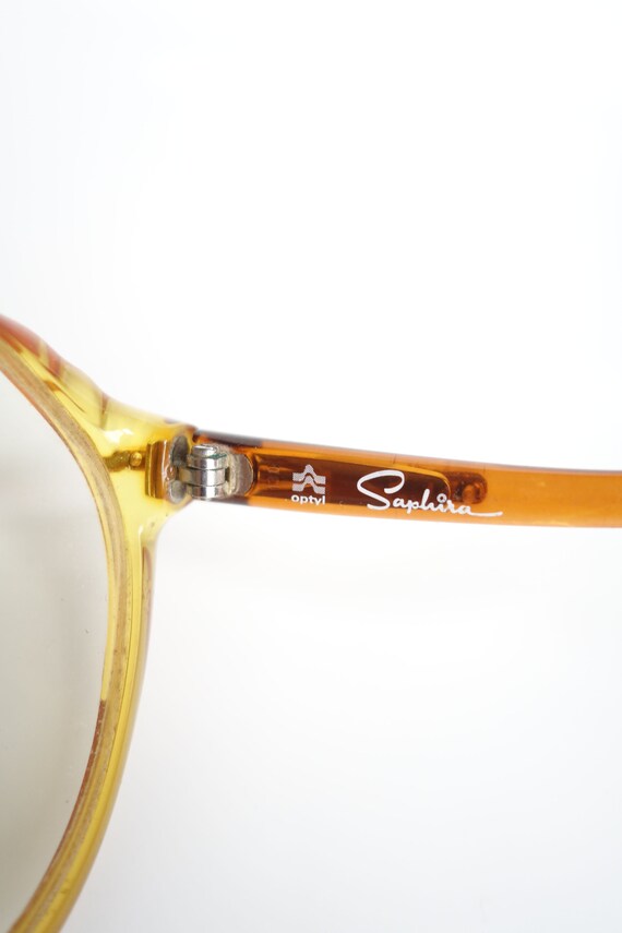 1970s Goldenrod Yellow Womens Glasses – Ladies Re… - image 6