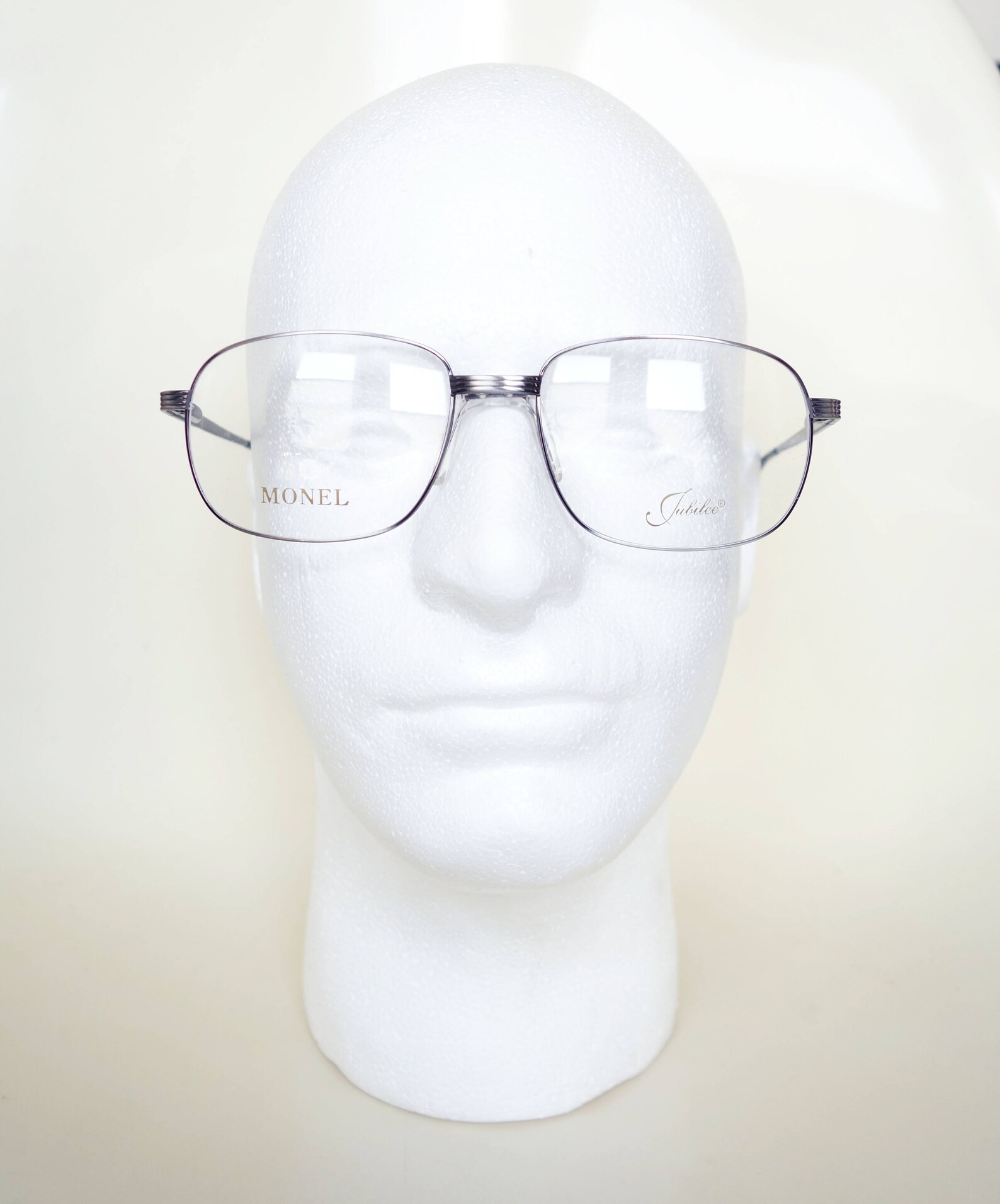 Brushed Silver Vintage Glasses Mens Eyeglasses Guys Etsy