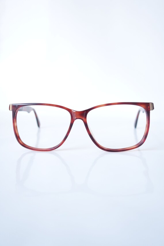 Vintage Amber Tortoiseshell Wayfarer Glasses – Wo… - image 3