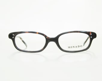 Vintage Horn Rim Reading Glasses - Womens Retro Readers - Amber Tortoiseshell Eyeglasses - 1980s Retro Deadstock Optical Frames