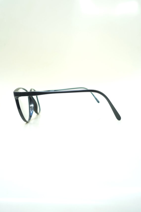 Midnight Black L'Amy Eyeglass Frames - Vintage French… - Gem
