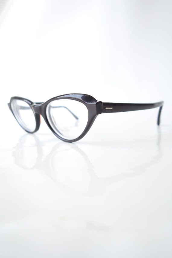 Tina Vintage Cat Eye Glasses Frames - leopard