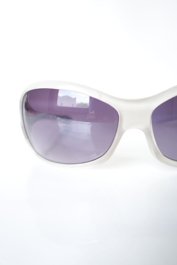 1980s Silver Wrap Around Sunglasses – Vintage Dead