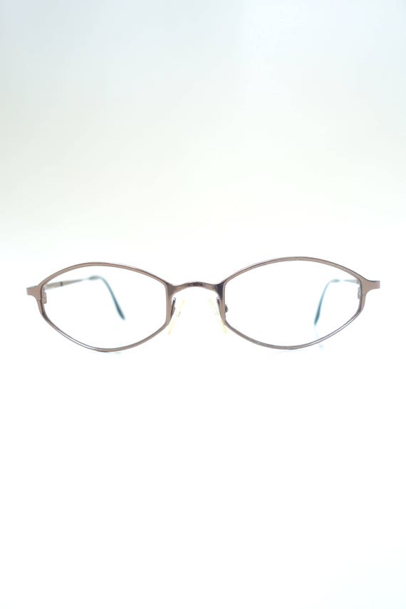 1990s Matrix Glasses - 90s Small Eyeglasses - Ava… - image 2