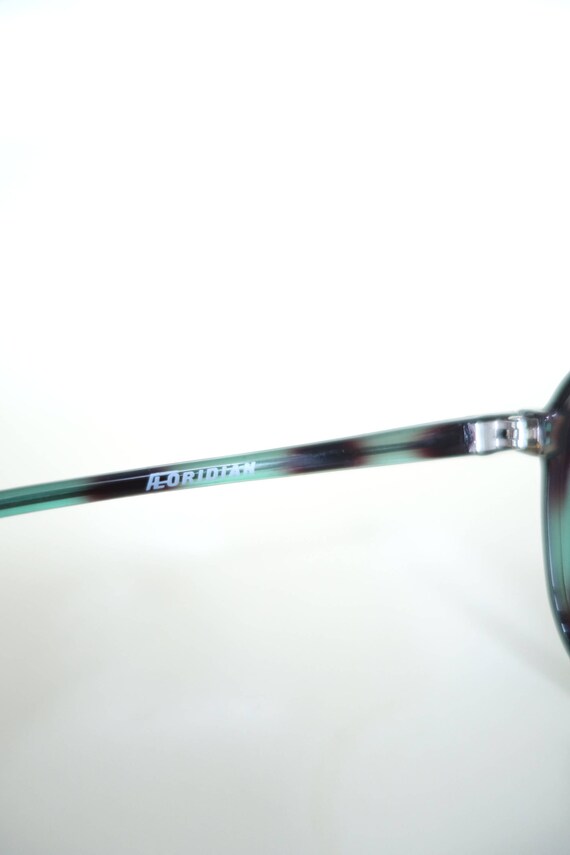 1980s Green and Black Aviator Glasses - Mens Retr… - image 5