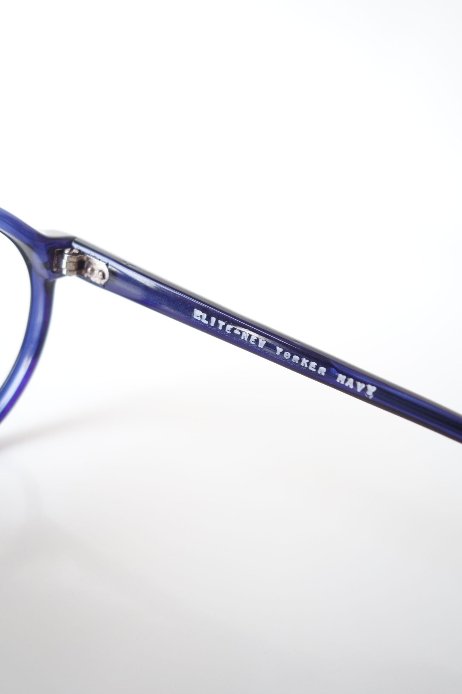 Vintage Blue 1960s Eyeglasses Womens Round Cobalt Blue Etsy