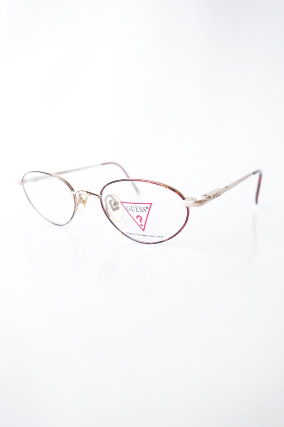 1990s Guess Amber Tortoiseshell Eyeglasses – Women