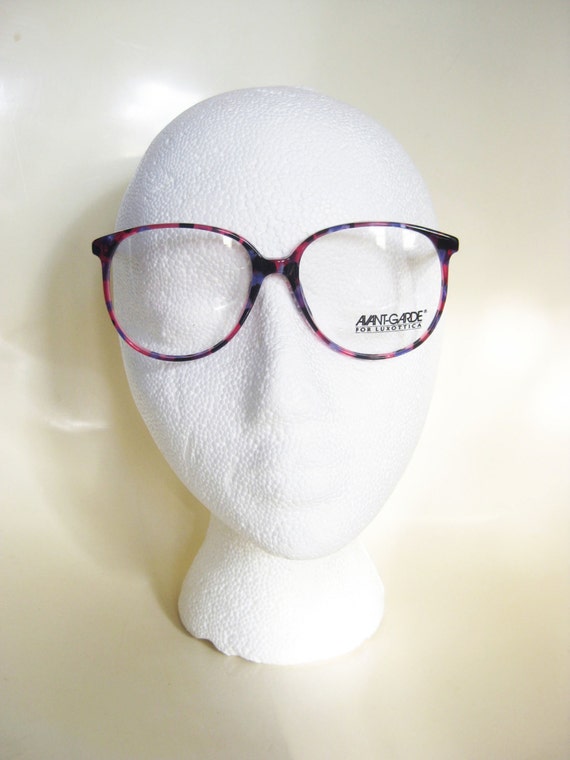 Vintage Purple Round Eyeglasses Avant Garde Luxot… - image 5