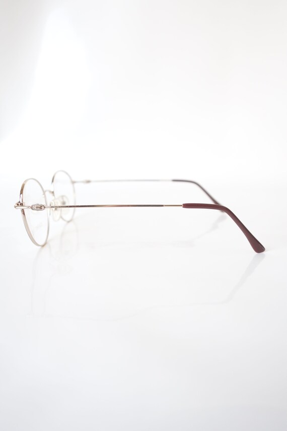 1980s Silver Wire Rim Eyeglasses – Womens Pastel … - image 4