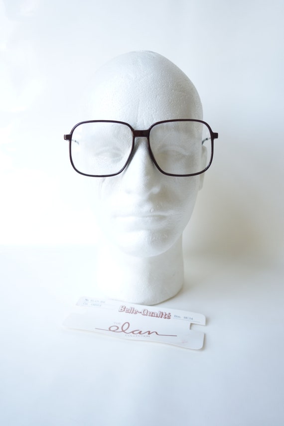 Vintage Mens Deadstock 1980s Glasses – Dark Brown… - image 8
